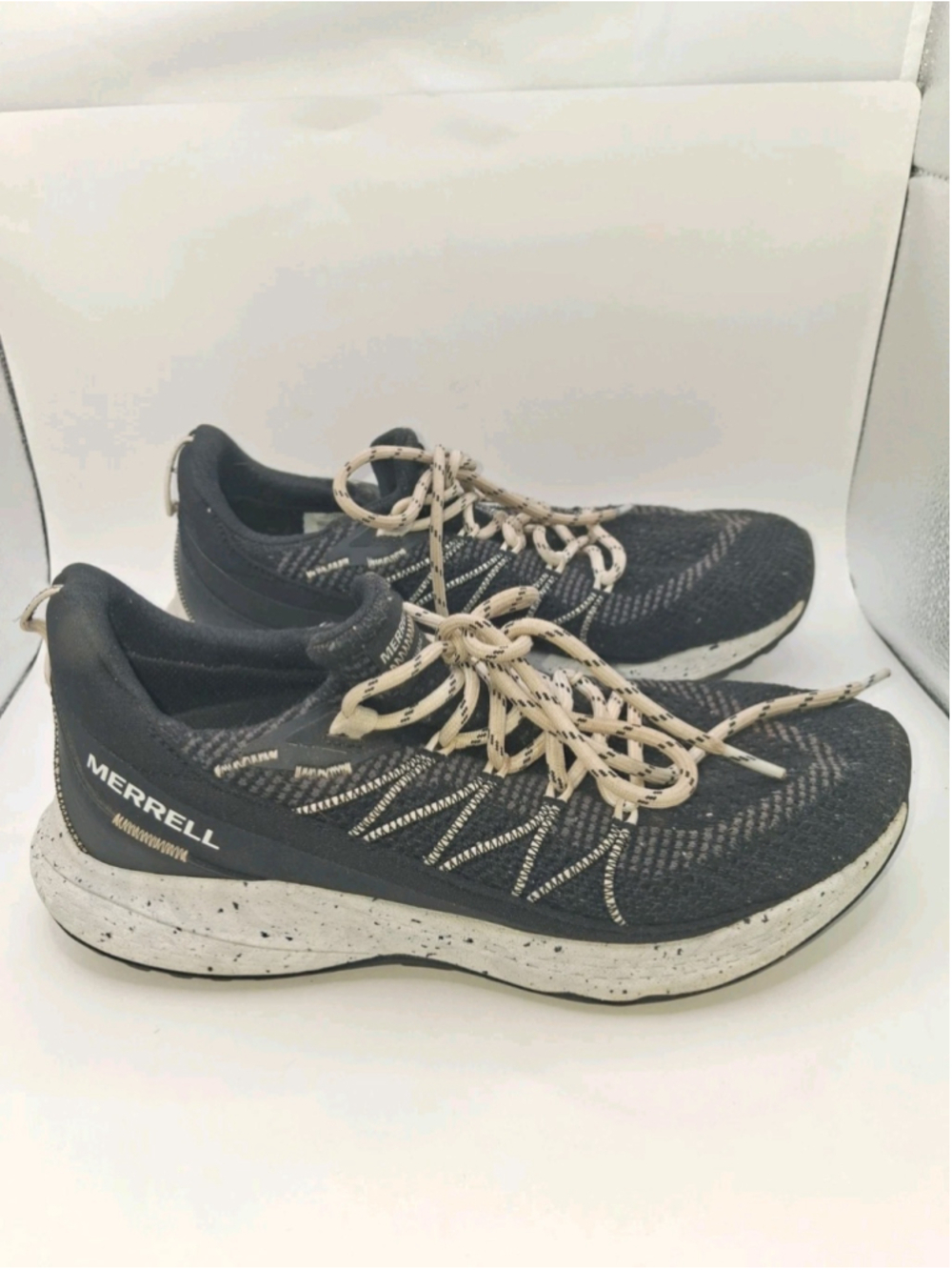 Merrell Bravada 2 WP Black White Women’s Hiking Trail Shoes J036600 Size8.5